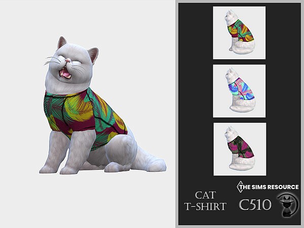 Cat T shirt C510 by turksimmer from TSR