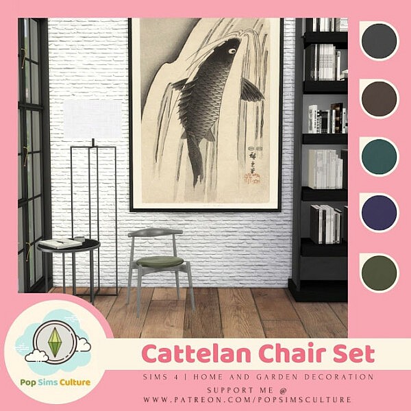 Cattelan Chair Set from Pop Sims Culture