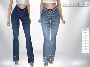 The Sims Resource: Short jeans Catariny by LYLLYAN • Sims 4 Downloads