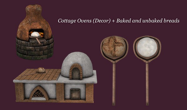 Cottage Ovens from Leo 4 Sims
