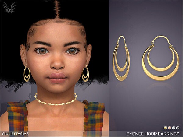 Cydnee Double Hoop Earrings KG from TSR