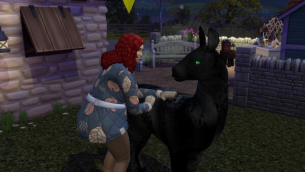 Dark Llama Recolor by alan650 from Mod The Sims