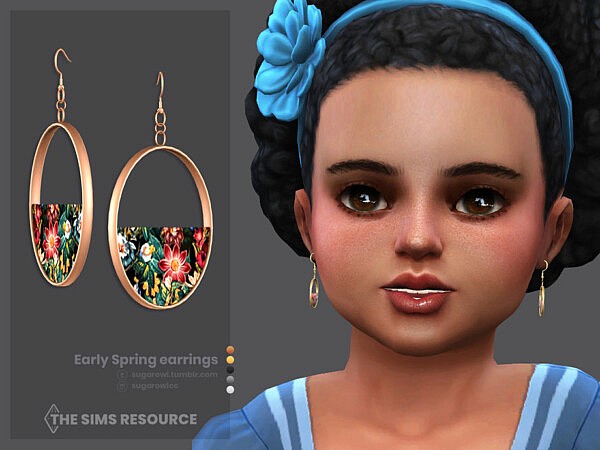 Early Spring earrings TG by sugar owl from TSR