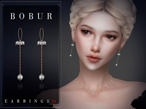 Earrings 54 by Bobur3 from TSR