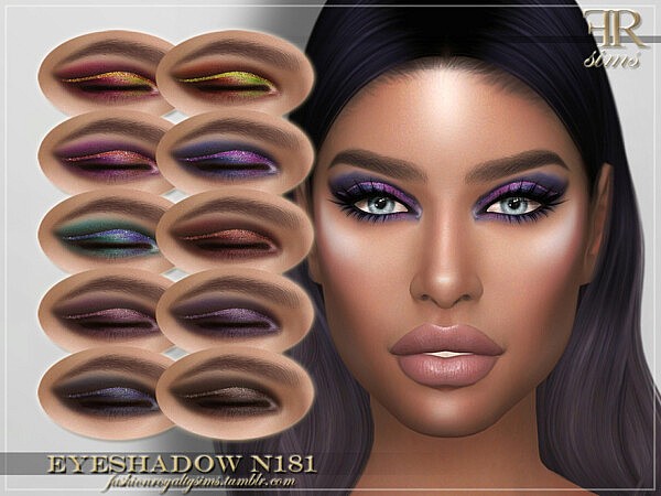Eyeshadow N181 by FashionRoyaltySims from TSR