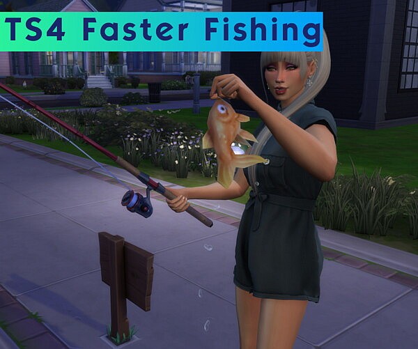 Faster Fishing by LiLChillyPepper from Mod The Sims