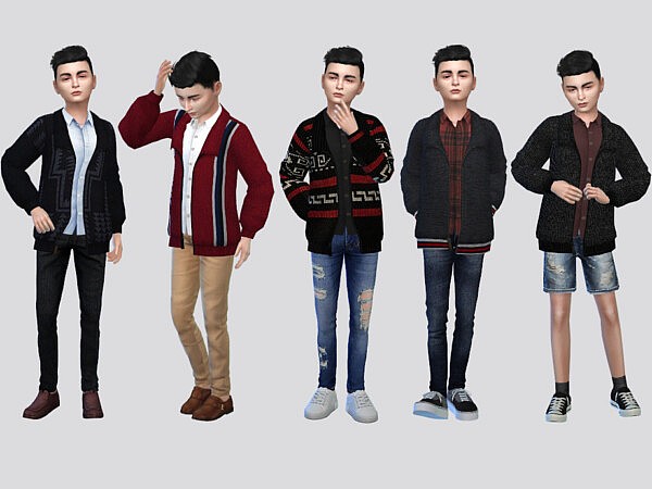 Folklore Cottage Sweater Boys by McLayneSims from TSR