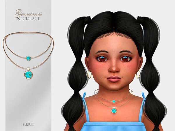 Gemstones Necklace TG by Suzue from TSR