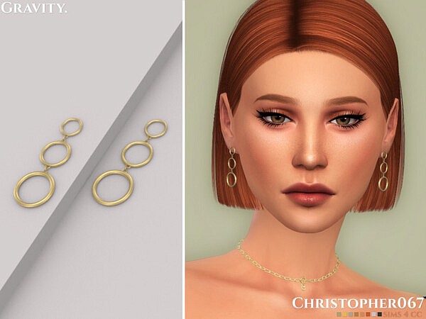 Gravity Earrings by christopher067 from TSR