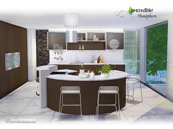 Hemisphere Kitchen by SIMcredible! from TSR
