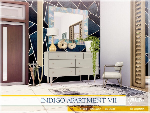 Indigo Apartment   Hallway by Lhonna from TSR