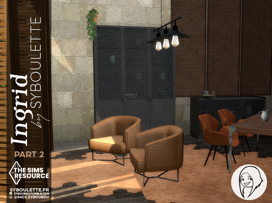 Ingrid dining room set – Part 2 by Syboubou from TSR