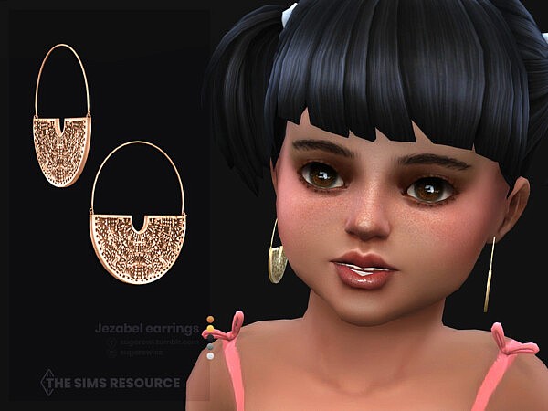 Jezabel earrings TG by sugar owl from TSR