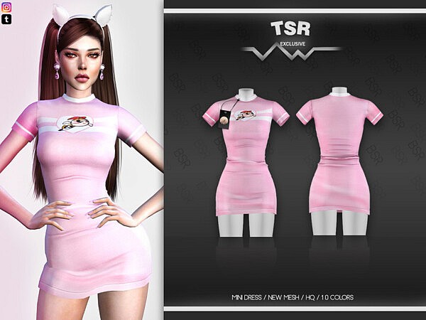 Mini Dress BD539 by busra tr from TSR