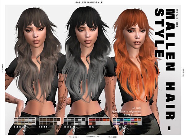 Mallen Hair by Leah Lillith from TSR