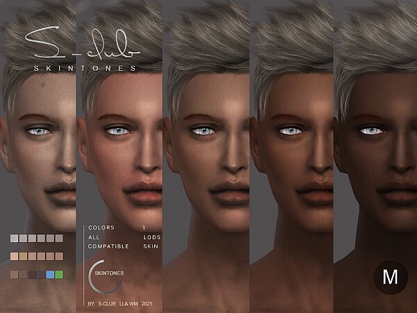 Natural skintone overlay by S Club from TSR