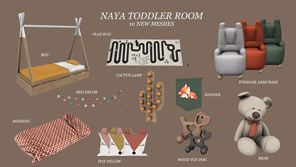 Naya Toddler Room from Leo 4 Sims