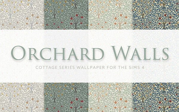 Orchard   Cottage Series Wallpaper from Simplistic