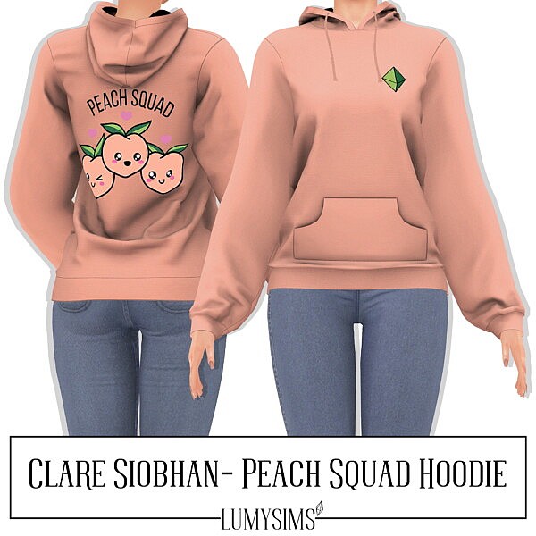 Peach Squad Hoodie from LumySims