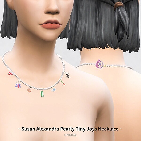 Pearly Tiny Joys Necklace from Charonlee