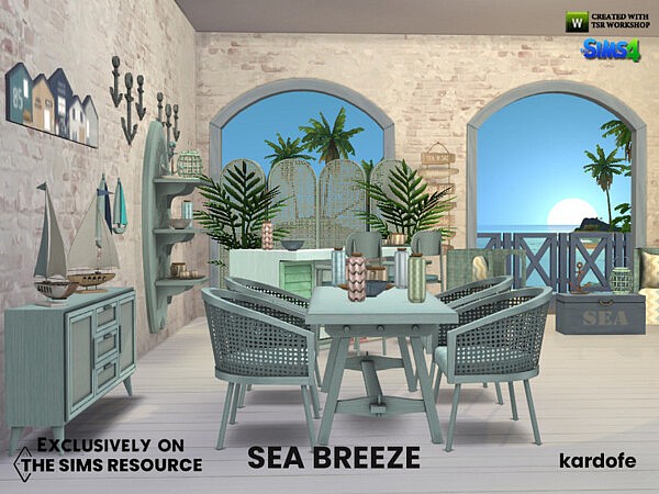 Sea breeze dining room by kardofe from TSR