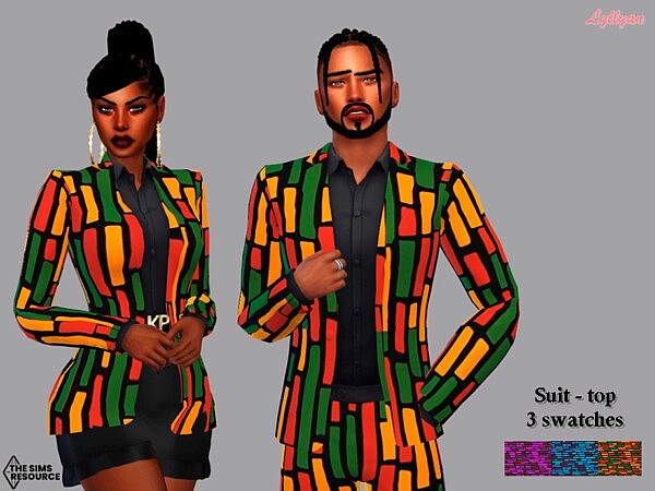 Suit   Aba and Amir   Top by LYLLYAN from TSR