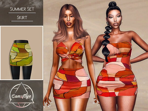 Summer Set Skirt by Camuflaje from TSR