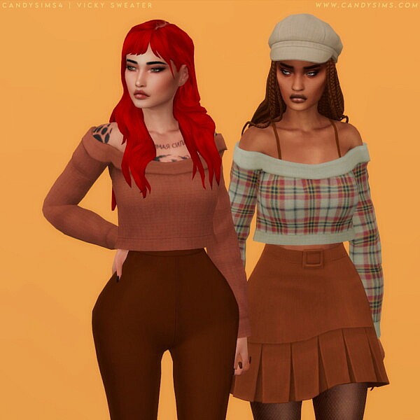 Vicky Sweater from Candy Sims 4