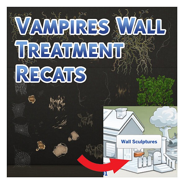 Vampires Wall Treatment Recats by Menaceman44 from Mod The Sims