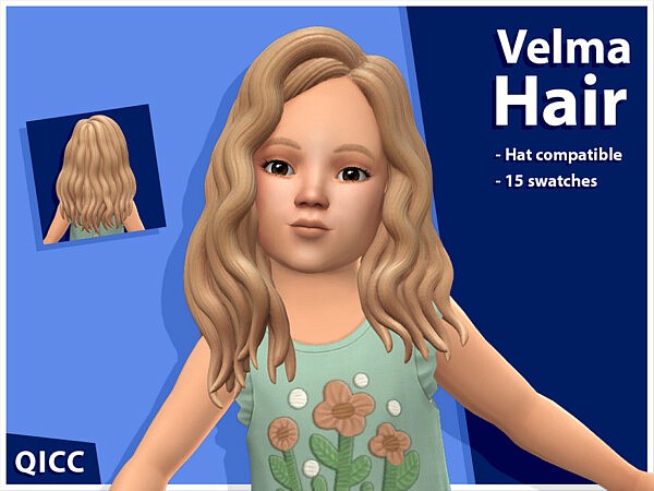 Velma Hair by qicc from TSR