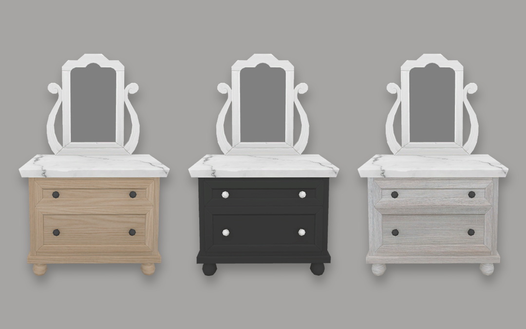 Vintage Mirror Dresser from Simplistic