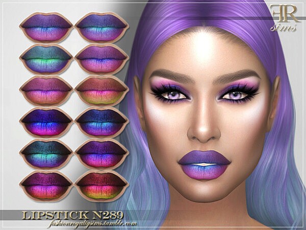 Lipstick N289 by FashionRoyaltySims from TSR