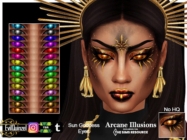 Arcane Illusions   Sun Goddess Eyes by EvilQuinzel from TSR