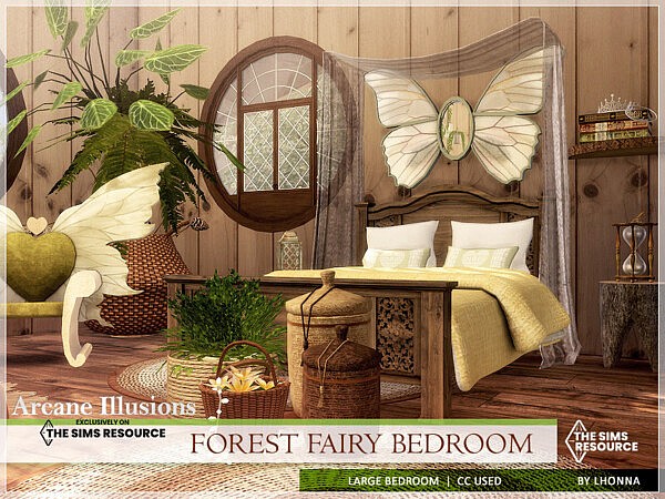 Arcane Illusions   Forest Fairy Bedroom by Lhonna from TSR