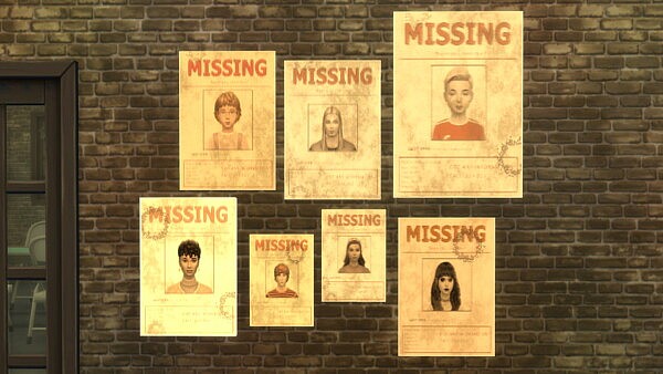 Missing Teens Posters by NatiX13 from Mod The Sims
