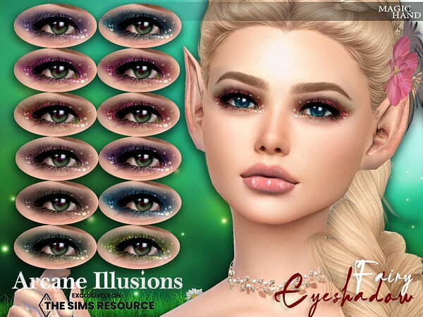 Arcane Illusions   Fairy Eyeshadow N21 by MagicHand from TSR