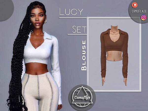 Lucy Set   Blouse by Camuflaje from TSR