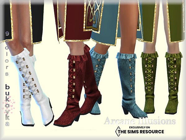 Arcane Illusions   Magician Costum Boots by bukovka from TSR