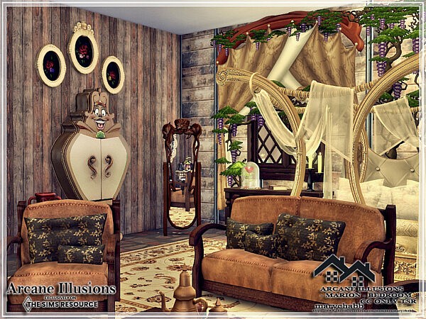 Arcane Illusions   Marion   Bedroom by marychabb from TSR