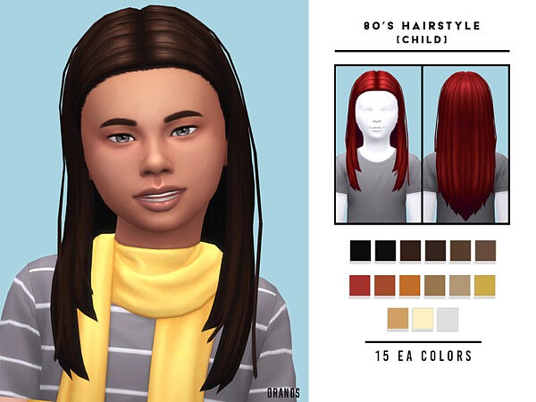 80s Hairstyle [Child] by OranosTR from TSR