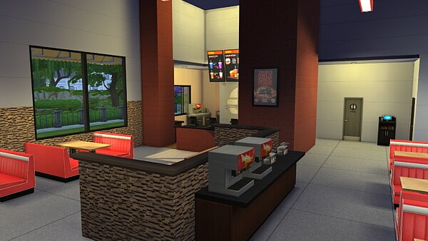 Burger King Restaurant by jctekksims from Mod The Sims