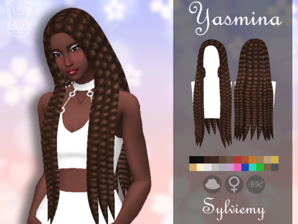 Yasmina Hairstyle by Sylviemy from TSR