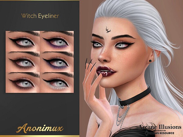 Arcane Illusions   Witch Eyeliner by Anonimux Simmer from TSR