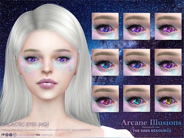 Arcane Illusions Galactic Eyes by Caroll91 from TSR