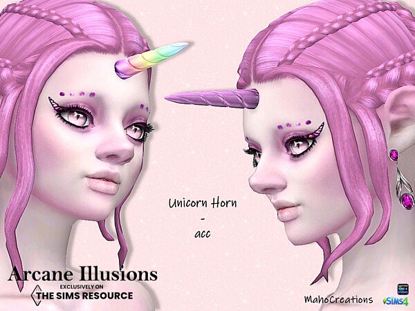 Arcane Illusions   Unicorn Horn Acc by MahoCreations from TSR