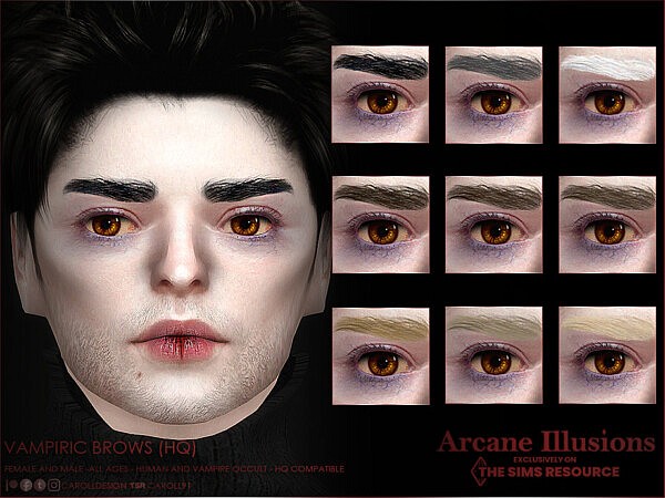 Arcane Illusions Vampiric Brows by Caroll91 from TSR