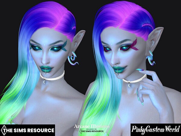 Arcane Illusions   Fairy Eyeliner V1 by PinkyCustomWorld from TSR