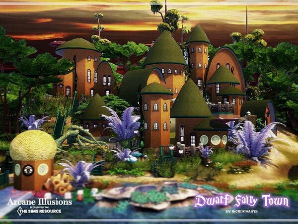 Arcane Illusions Dwarf Fairy Town by Moniamay72 from TSR