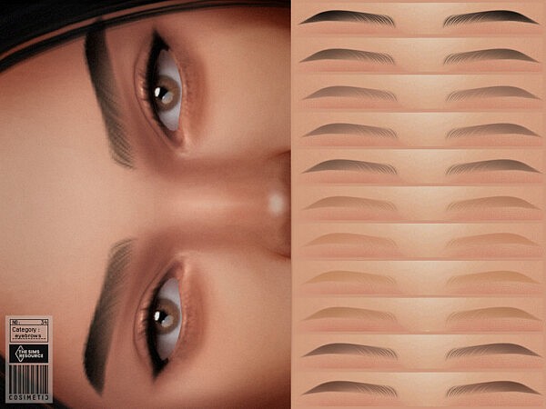 Angela Eyebrows NO 34 by cosimetic from TSR
