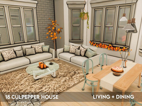 18 Culpepper House   Living + Dining by  xogerardine from TSR